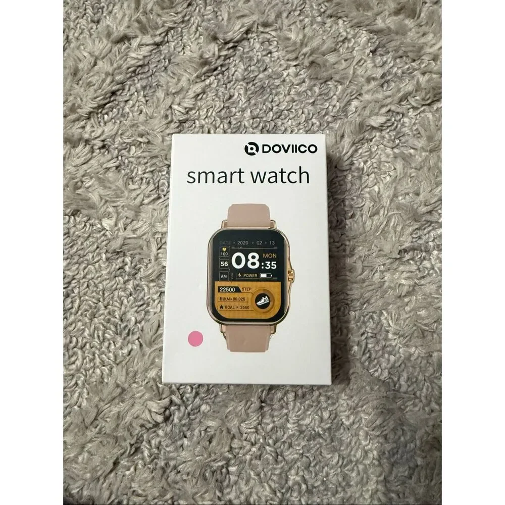 DOVIICO Pink Smart Touch Screen Watch Brand New